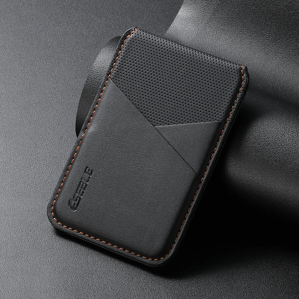 MagSafe Leather Wallet with Stand Function