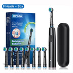 Electric Rotating Toothbrush – Replacement Heads & Travel Case
