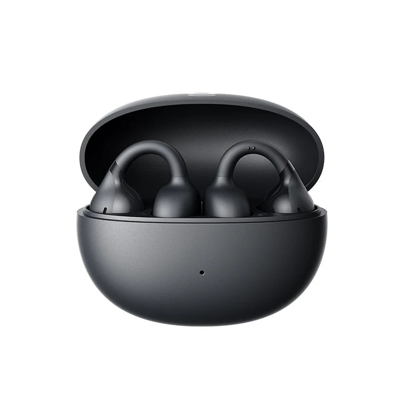 Clip-On Open-Ear Wireless Earbuds with Clear Call Technology