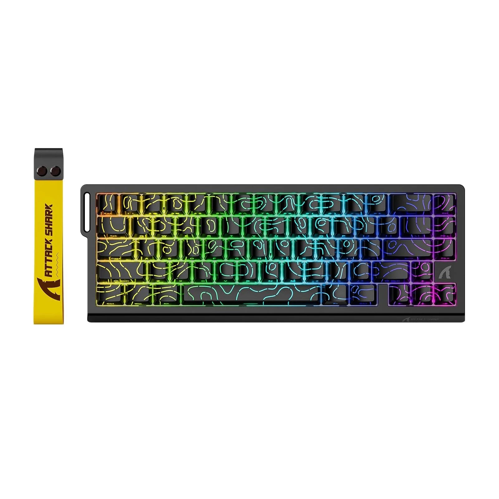 ZAIYNE AK820 MAX+ Pro – Wireless RGB Mechanical Keyboard | TFT Screen | 8000mAh