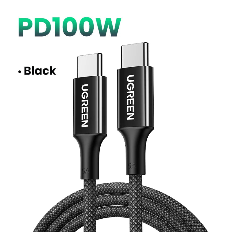 USB-C to USB-C 100W Fast Charging Cable | Power Delivery – ZAIYNE