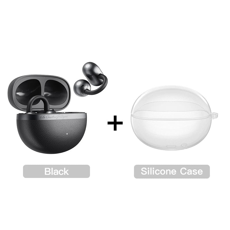 Open-Ear Clip-On Bluetooth Earbuds for Sports & Daily Use