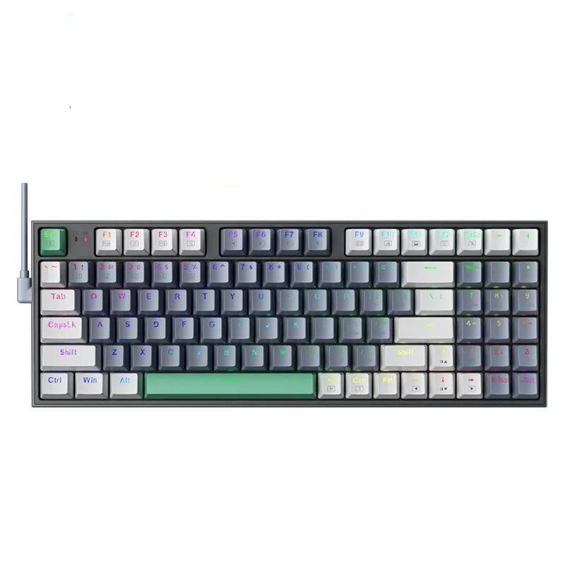 ZAIYNE K500 Pro – RGB Mechanical Gaming Keyboard | Hot-Swappable | PBT Keycaps