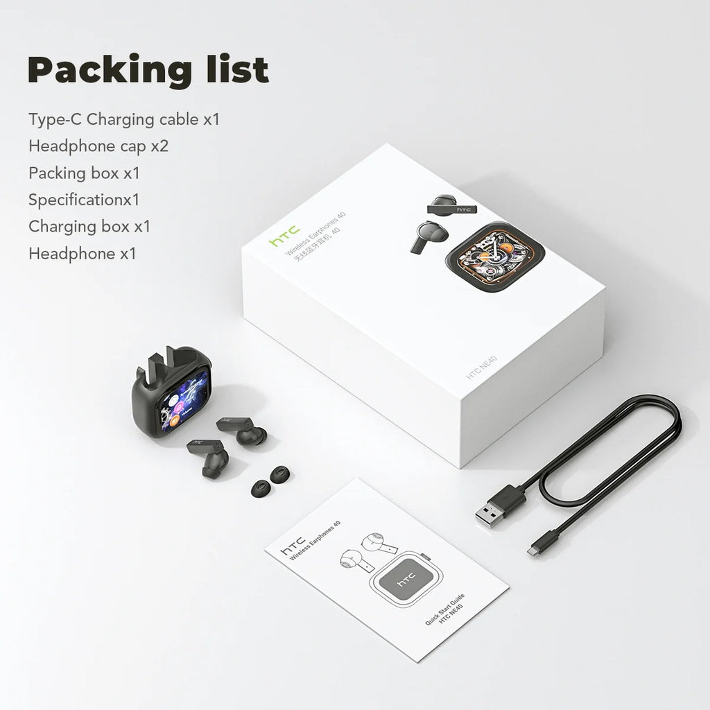 Wireless Earbuds with AI Translator & Smart Charging Case