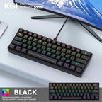 APAYADO K61 Mini Mechanical Gaming Keyboard – 60% RGB