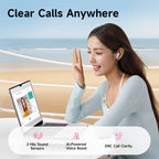 True Wireless Bluetooth Earbuds with AI Noise Reduction & 40H Battery