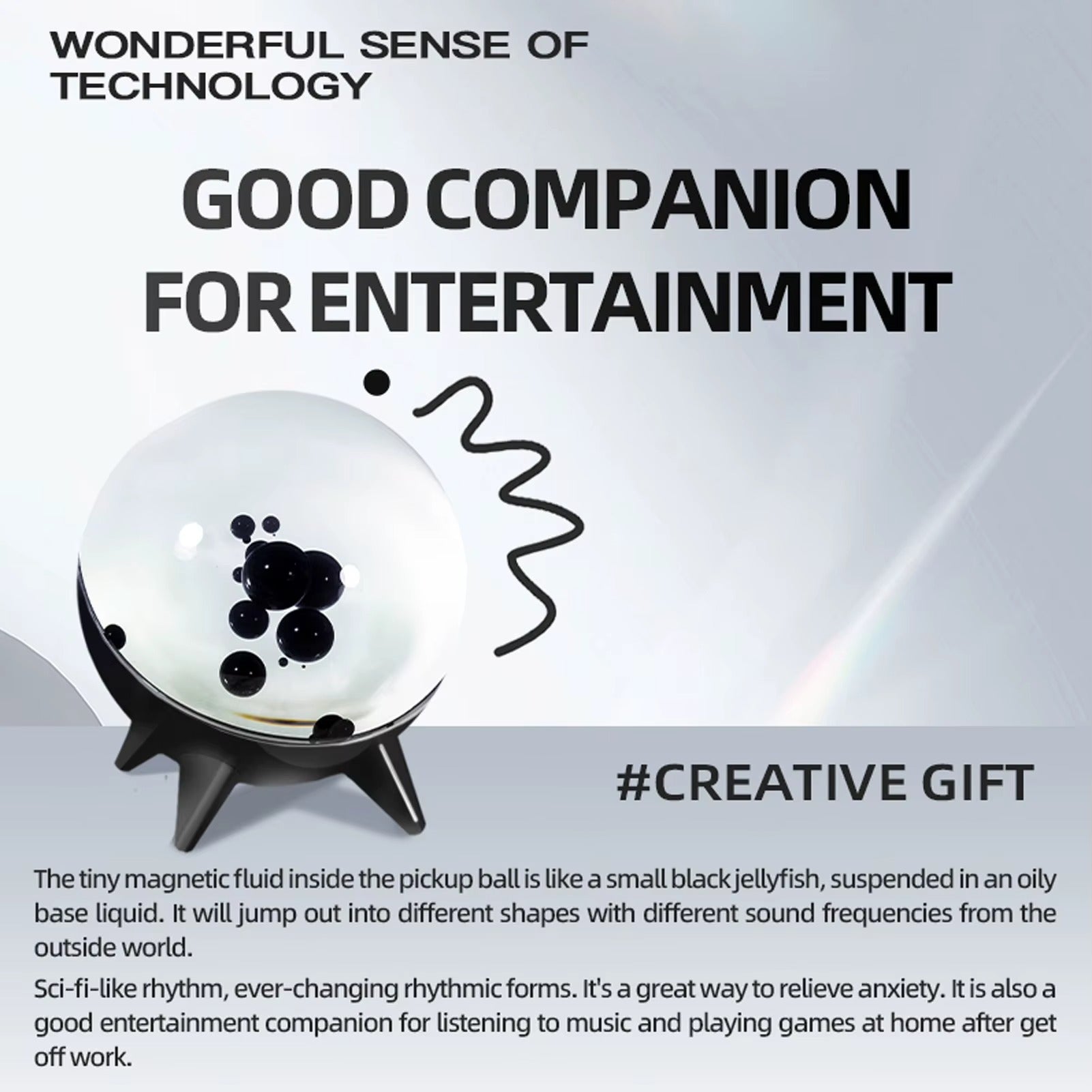 Sound-Reactive Liquid Rhythm Lamp