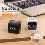 Gravity Flip Timer – Silent Countdown Cube 5–60 Min