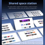 10-Key Visual Macro Console | RGB Touch Strip & Quad-Dial Controller | ZAIYNE