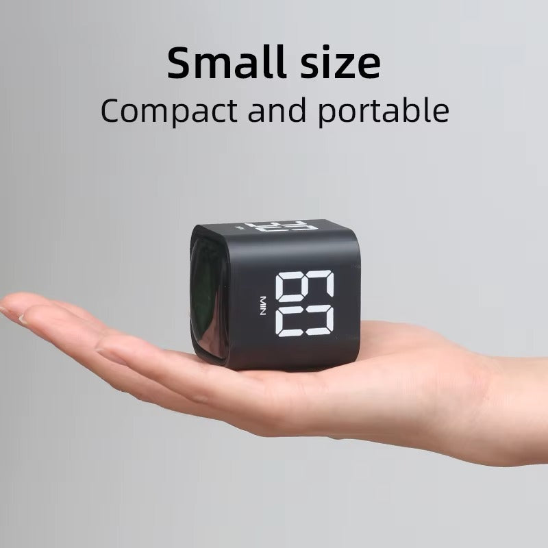 Gravity Flip Timer – Silent Countdown Cube 5–60 Min
