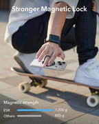 ESR MagSafe Phone Grip 2-Way Stand – Strong Magnetic Holder for iPhone (1200g Holding Power)