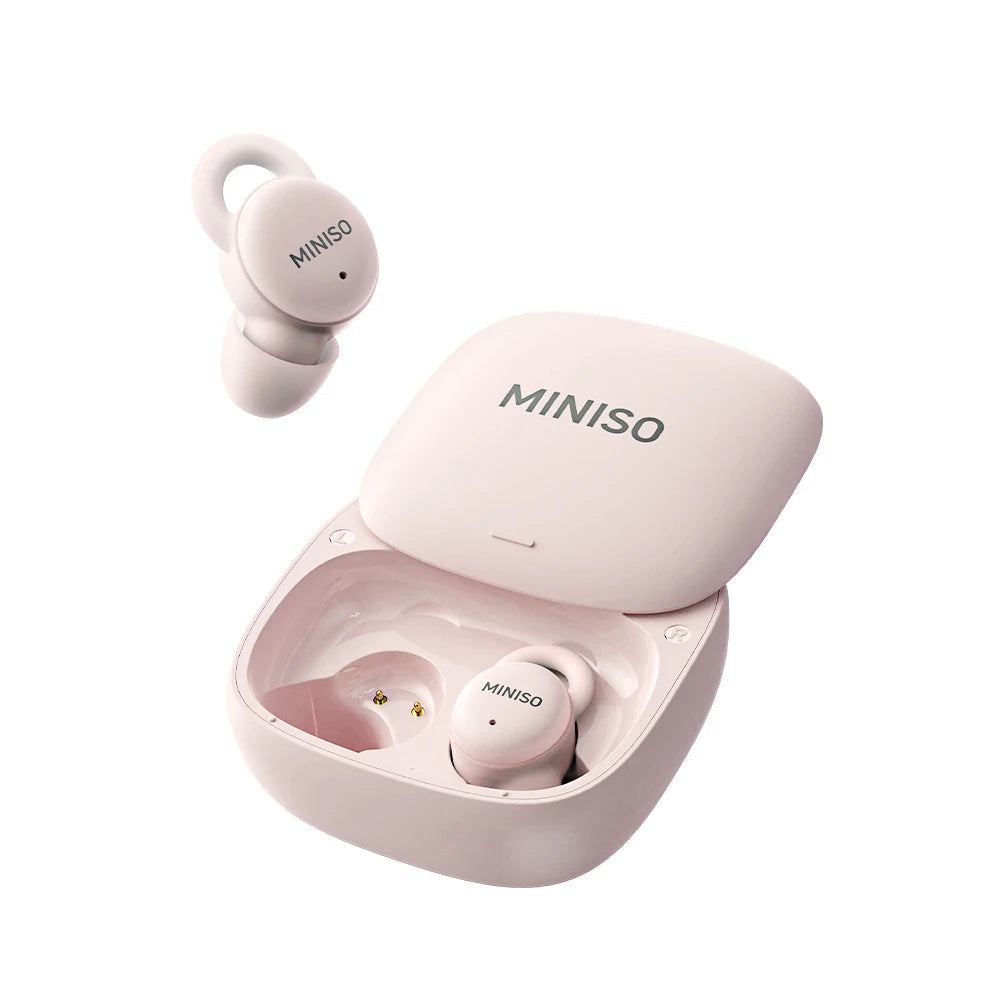 X10 Wireless Bluetooth 5.4 Sleep Earphones – Ultra-Soft, Noise Control, Long Battery Life (Pink)