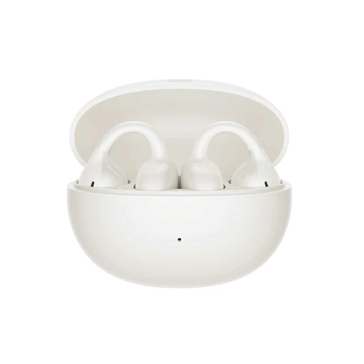 Clip-On Open-Ear Wireless Earbuds with Clear Call Technology