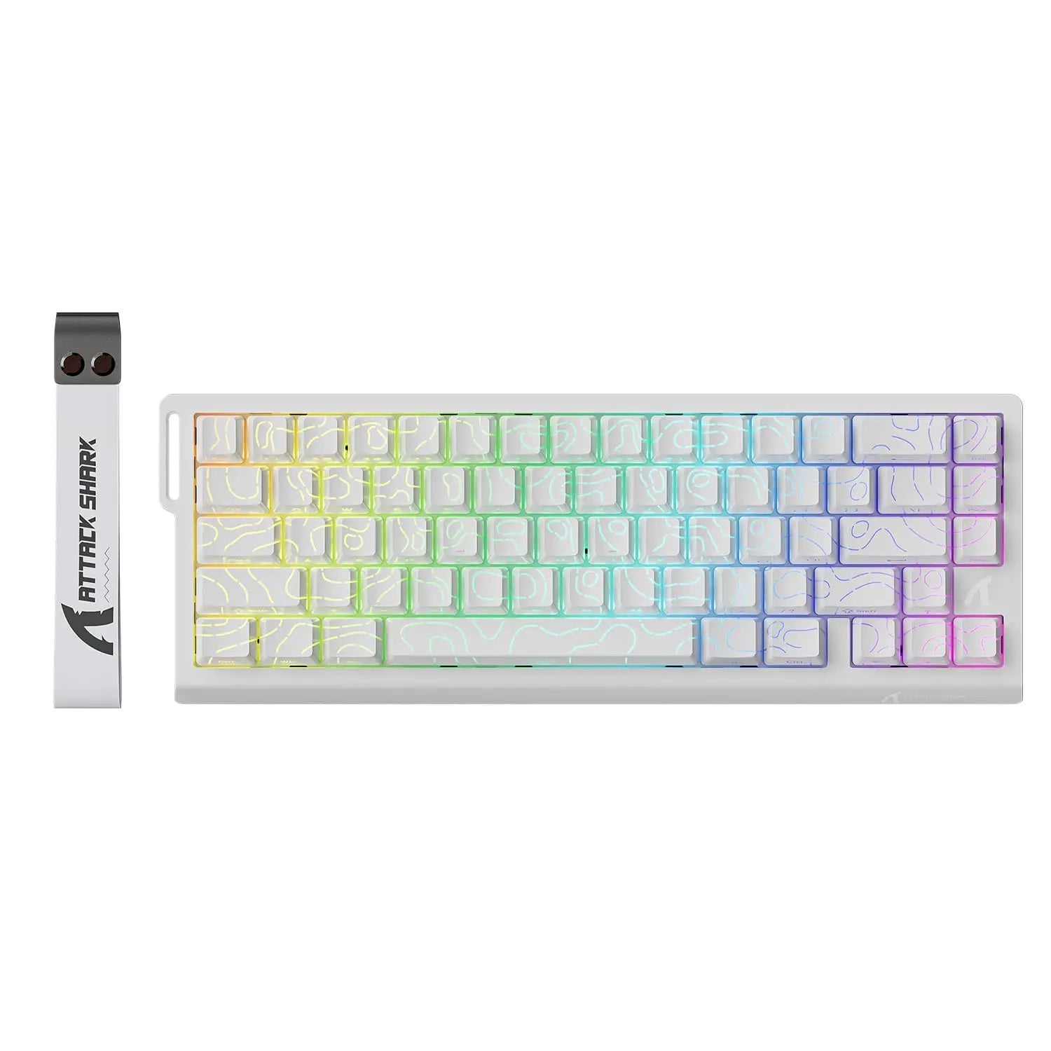ZAIYNE AK820 MAX+ Pro – Wireless RGB Mechanical Keyboard | TFT Screen | 8000mAh