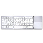 Mini Foldable Bluetooth Keyboard with Touchpad – 3-Fold Wireless Travel Keyboard for Android/iOS/Windows | ZAIYNE
